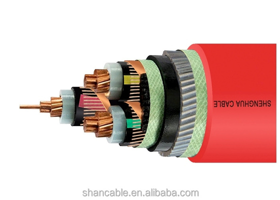 Cina IEC 61034-2 Kabel Tahan Api XLPE Isolasi Kepadatan Asap pemasok